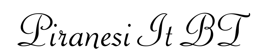 Piranesi Italic BT Schrift Herunterladen Kostenlos
